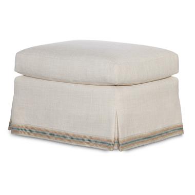 Abbott Skirted Ottoman