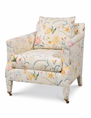 Hanover Fully Upholstered Chair w/ Casters