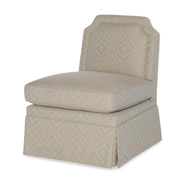 Luc Skirted Swivel Chair