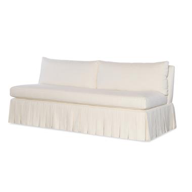 Claude 54" Boxed Pleated Settee