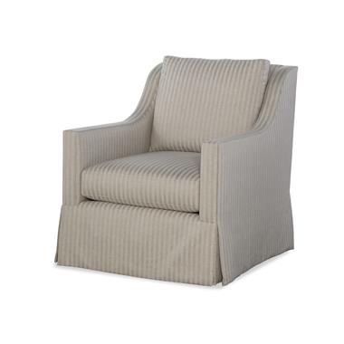 Antonio Skirted Swivel Chair