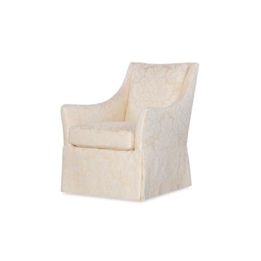 Lyric Skirted Swivel Chair