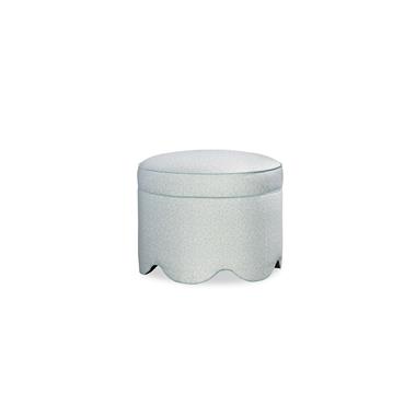 Suzie Scalloped Ottoman