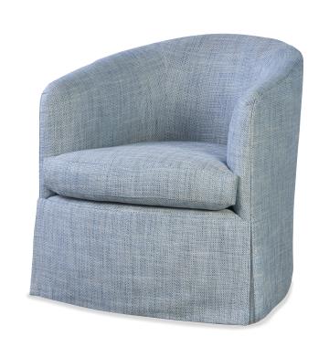 Corwin Skirted Swivel Chair