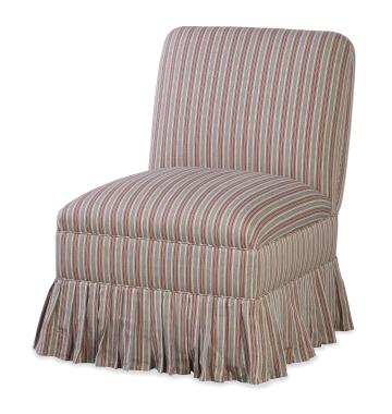 Georgie Skirted Swivel Chair