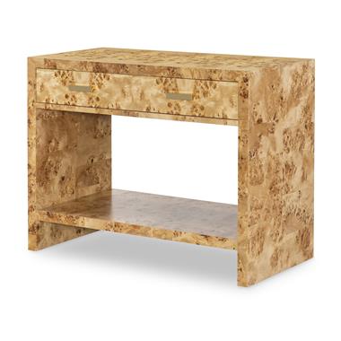 Norris Burl Bedside Table