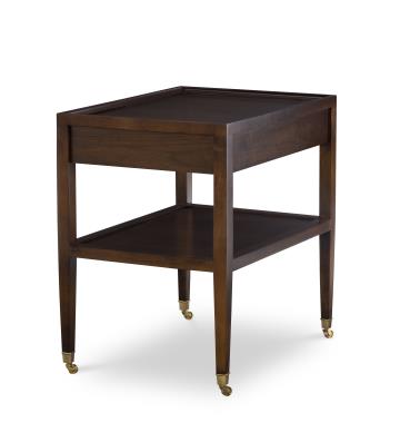 Curren Side Table - casters