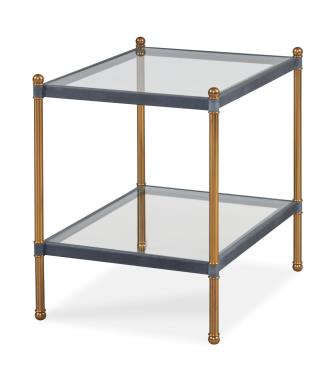 Laurent Blue Side Table