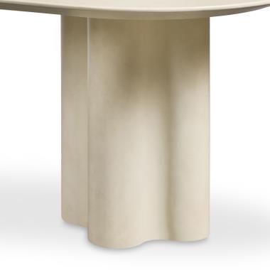 Edmund Faux Parchment Dining Table Base