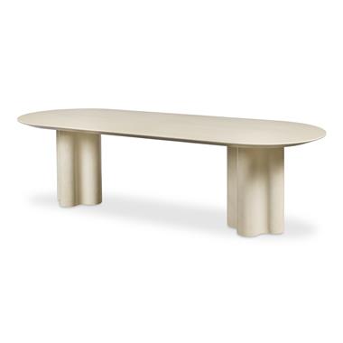 Edmund 108" Faux Parchment Oval Table Top